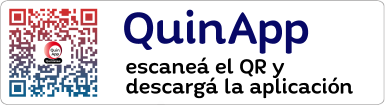 QR de QuinApp: escanealo, descargá la aplicación y registrate (indicaciones en este enlace).